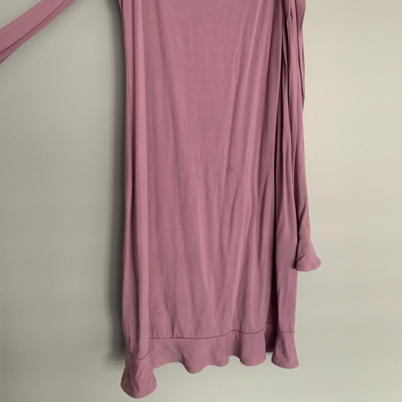 PURPLE OFF THE SHOULDER MINI DRESS - Picture 6 of 7